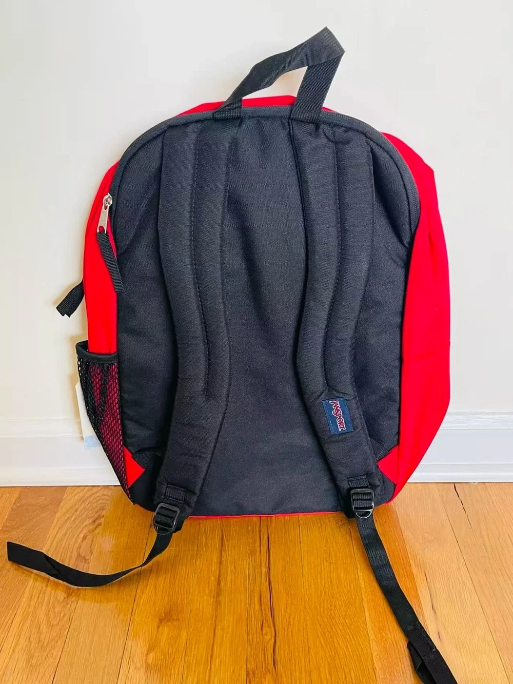 (NEW) Jansport Bright Red Everyday Backpack with Front Pocket